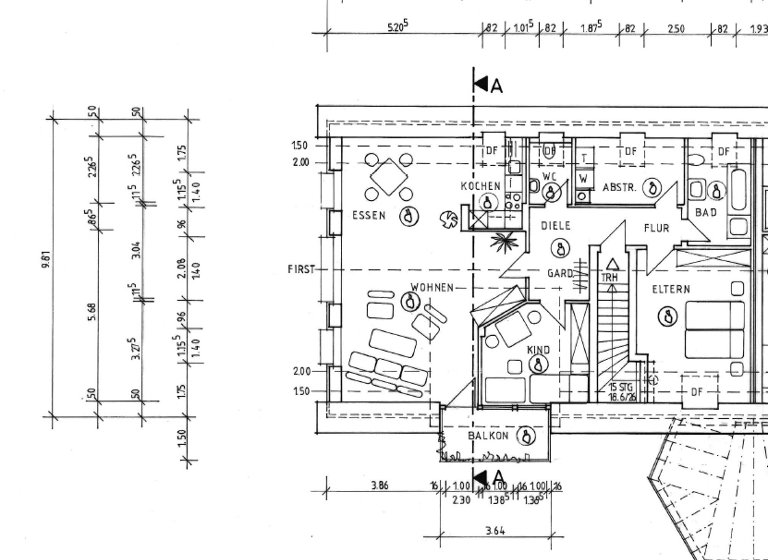 Wohnung zur Miete 620 € 3 Zimmer 98,7 m² 2. Geschoss Helmsdorfer Straße 6 Oberrothenbach Zwickau 08058