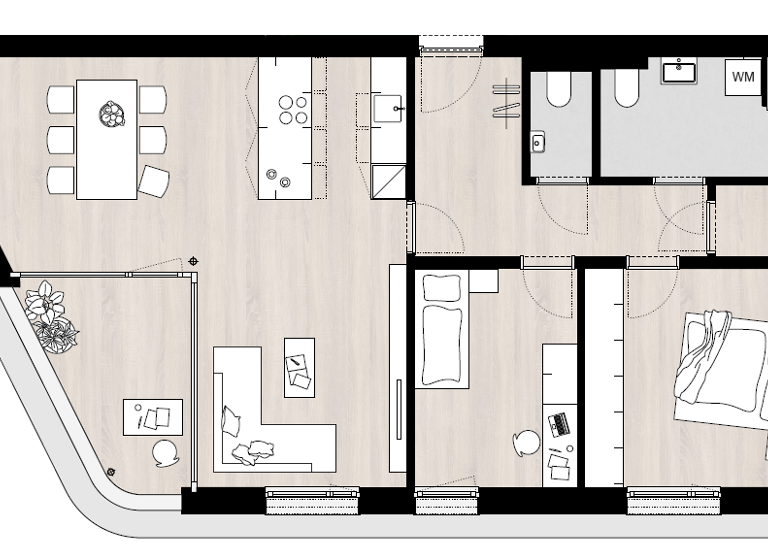 Studio zur Miete 1.605 € 3 Zimmer 4. Geschoss Lustenau 6890