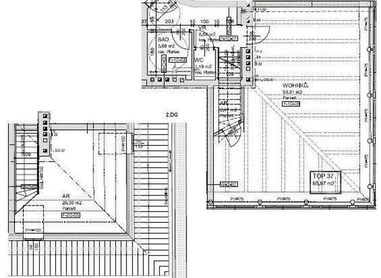 Wohnung zum Kauf 424.000 € 2 Zimmer 96 m² Wien 1150