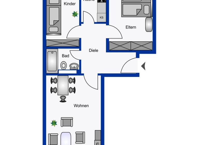 Wohnung zum Kauf als Kapitalanlage geeignet 229.900 € 3 Zimmer 67 m² Nied Frankfurt am Main 65934