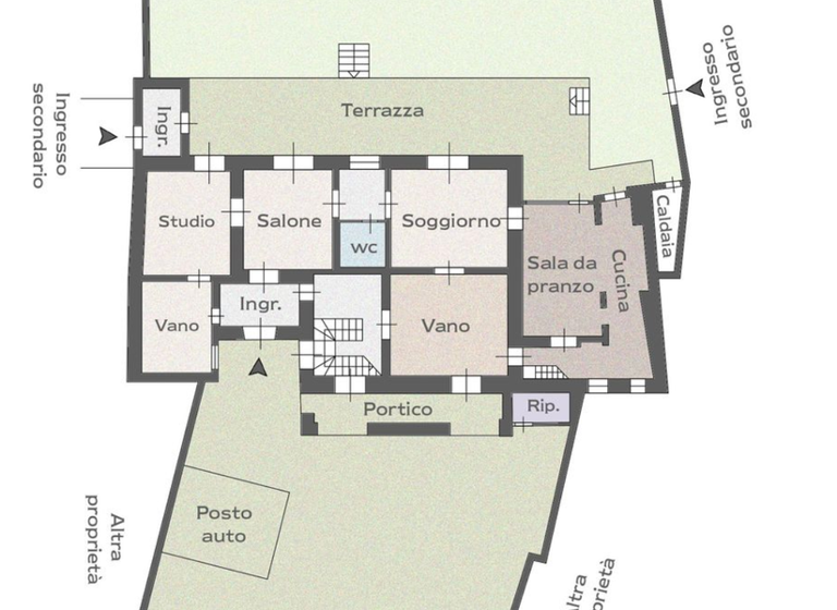 Haus zum Kauf 1.300.000 € 18 Zimmer 435 m² 415 m² Grundstück frei ab sofort Catania 95128