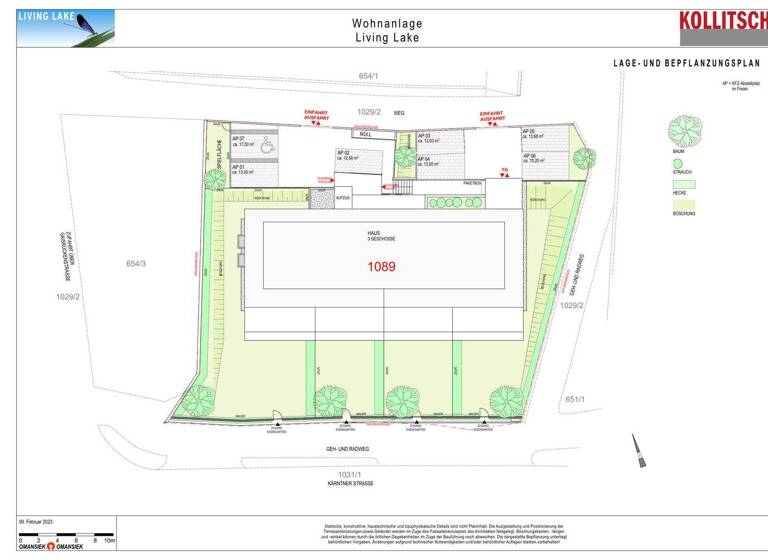 Wohnung zum Kauf 872.100 € 3 Zimmer 70,4 m² Pörtschach am Wörthersee 9210