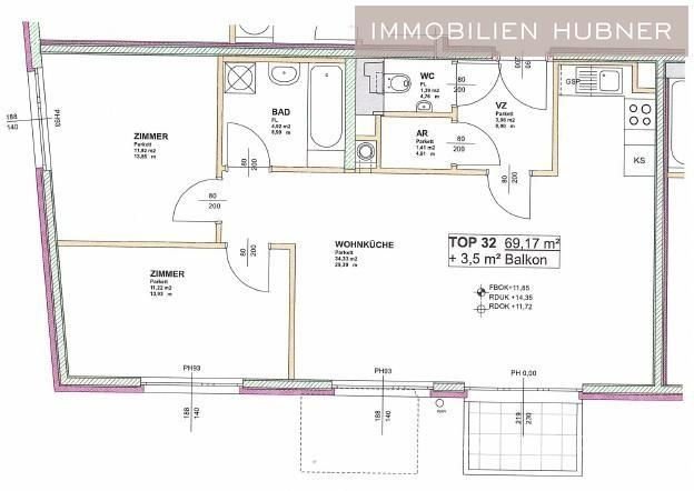 Wohnung zur Miete 1.468 € 3 Zimmer 70 m²<br/>Wohnfläche 4.<br/>Geschoss 01.12.2024<br/>Verfügbarkeit Wien 1070