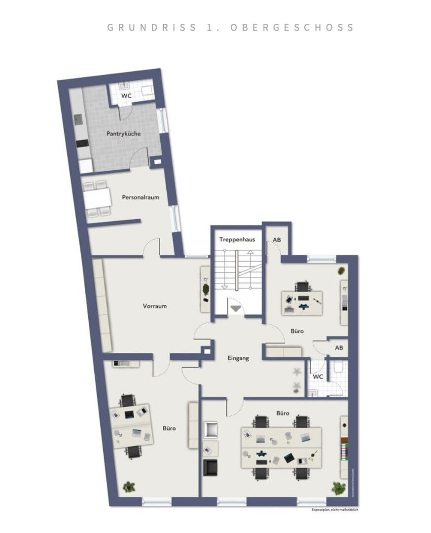 Bürofläche zur Miete provisionsfrei 1.040 € 130 m²<br/>Bürofläche Ruhstr. 25 Bommerbank Witten 58452