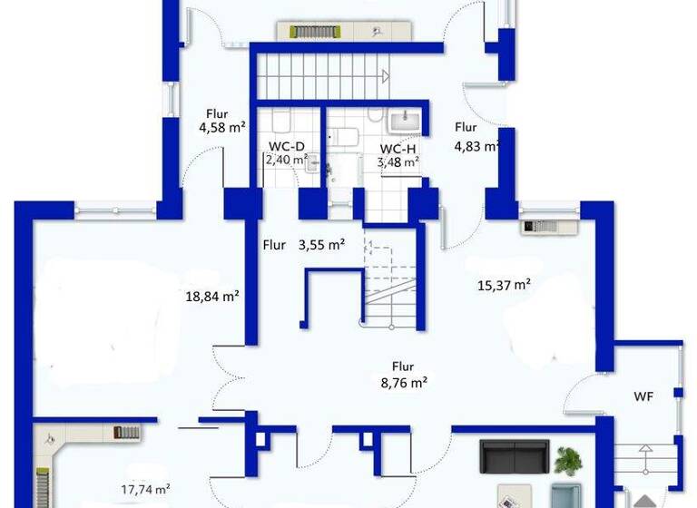 Einfamilienhaus zum Kauf 540.000 € 12 Zimmer 227 m² 1.058 m² Grundstück Innenstadt Neumünster 24534