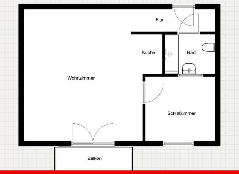 Studio zur Miete 410 € 2 Zimmer 48 m² Mittweida 09648