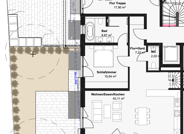Wohnung zur Miete - Erstbezug 3.490 € 4 Zimmer 153 m² EG Schirmerweg 2h Pasing-Obermenzing München 81245