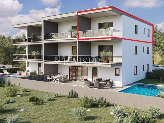 Wohnung zum Kauf 330.000 € 3 Zimmer 68 m² 2. Geschoss Novigrad