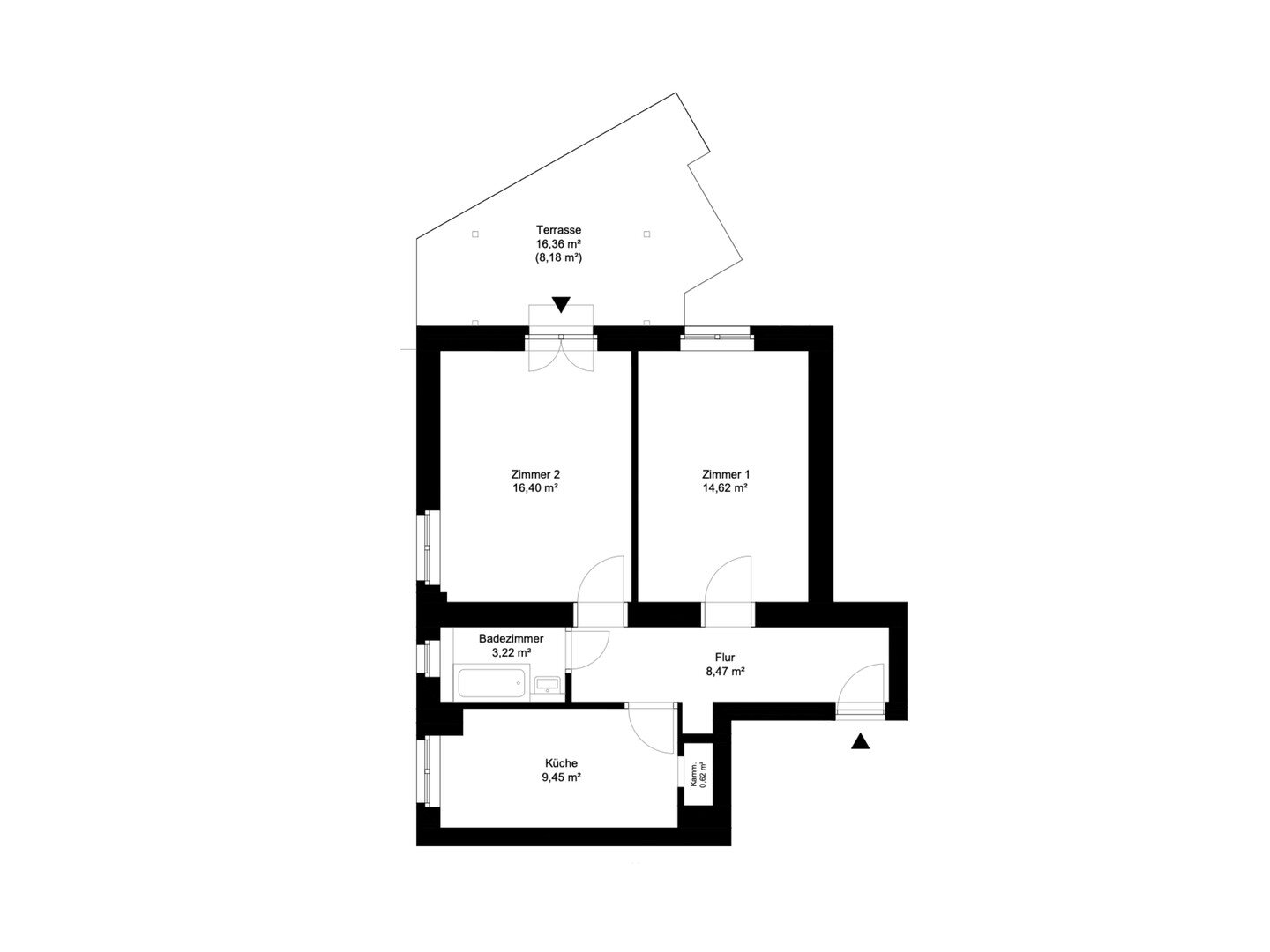 Wohnung zum Kauf provisionsfrei 314.900 € 2 Zimmer 61 m²<br/>Wohnfläche 1.<br/>Geschoss Köpenick Berlin 12555