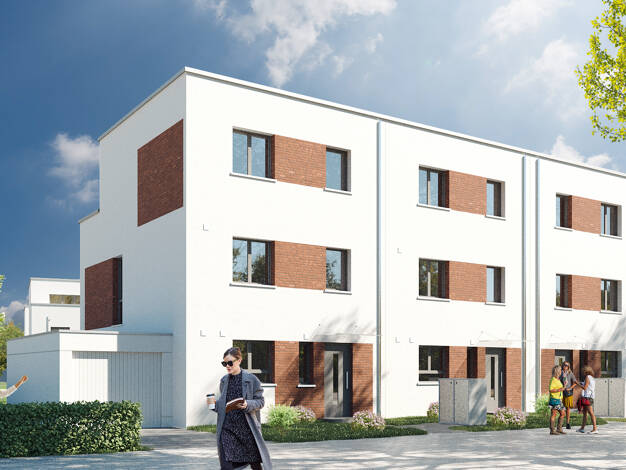 Reihenendhaus zum Kauf - Neubau provisionsfrei 476.950 € 4 Zimmer 134 m² 544 m² Grundstück frei ab sofort Am Auenpark Selm 59379