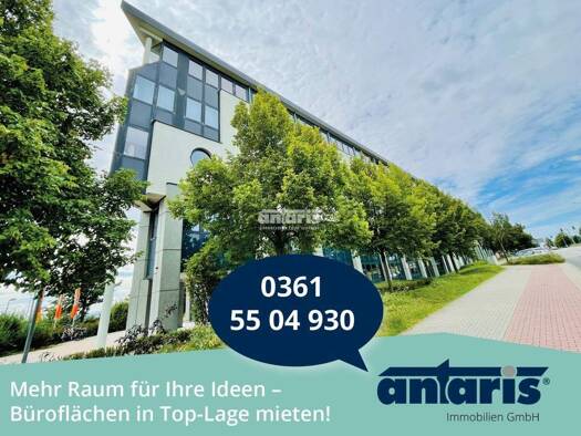 Bürofläche zur Miete provisionsfrei 7,50 € 1.600 m² Bürofläche teilbar ab 600 m² Gispersleben Erfurt 99091