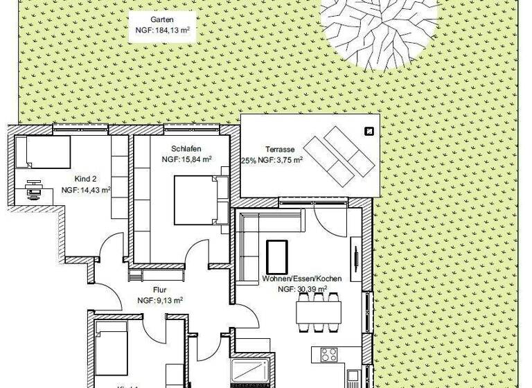 Wohnung zum Kauf provisionsfrei als Kapitalanlage geeignet 575.500 € 4 Zimmer 101,7 m² Rosenstraße Nordendorf 86695
