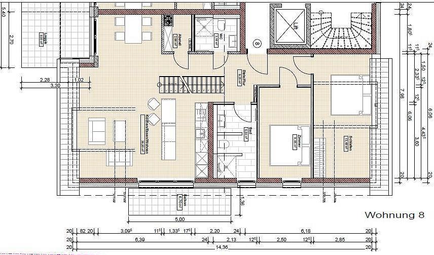 Wohnung zur Miete 1.732 € 3 Zimmer 109 m²<br/>Wohnfläche Allensbach Allensbach 78476