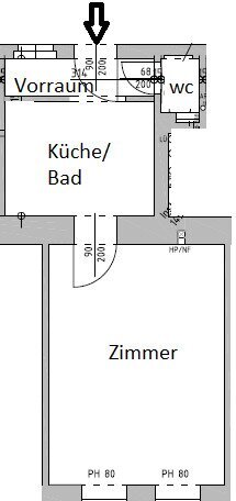 Wohnung zum Kauf 129.000 € 1 Zimmer 30,3 m²<br/>Wohnfläche 1.<br/>Geschoss Wien 1170