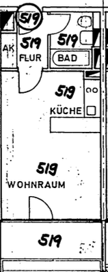 Wohnung zum Kauf 243.990 € 1 Zimmer 32 m²<br/>Wohnfläche 5.<br/>Geschoss Helene-Mayer-Ring 14 Am Riesenfeld München 80809