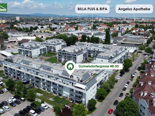 Wohnung zur Miete 695 € 3 Zimmer 63 m² 2. Geschoss frei ab 01.10.2026 Gymelsdorfergasse 48A Wiener Neustadt 2700