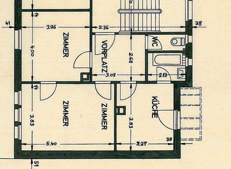 Wohnung zur Miete 873 € 2 Zimmer 63,2 m² 1. Geschoss frei ab 02.05.2026 Hultschiner Str. 10 Bad Cannstatt Stuttgart 70374