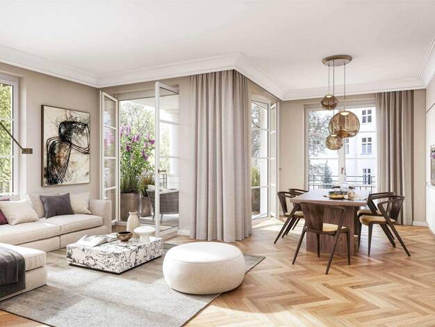 Wohnung zum Kauf - Erstbezug 631.900 € 2 Zimmer 57 m² 1. Geschoss Rheingaustraße 29/30 Steglitz Berlin / Friedenau 12161