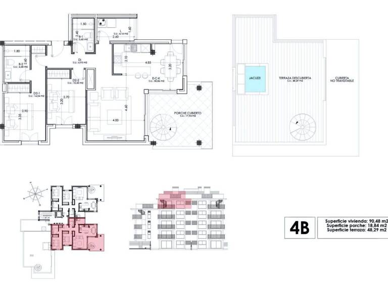 Penthouse zum Kauf - Erstbezug 584.000 € 90,5 m² 4. Geschoss Cala Millor 07560