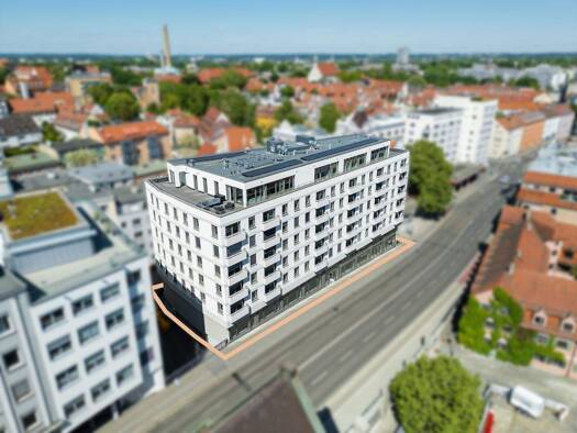 Wohnung zur Miete 1.278 € 2 Zimmer 59,3 m² frei ab sofort Schmiedberg 6 Innenstadt Augsburg 86152