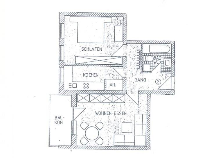 Wohnung zur Miete 418 € 2 Zimmer 60,7 m² EG frei ab sofort Pfarrkirchen 84347