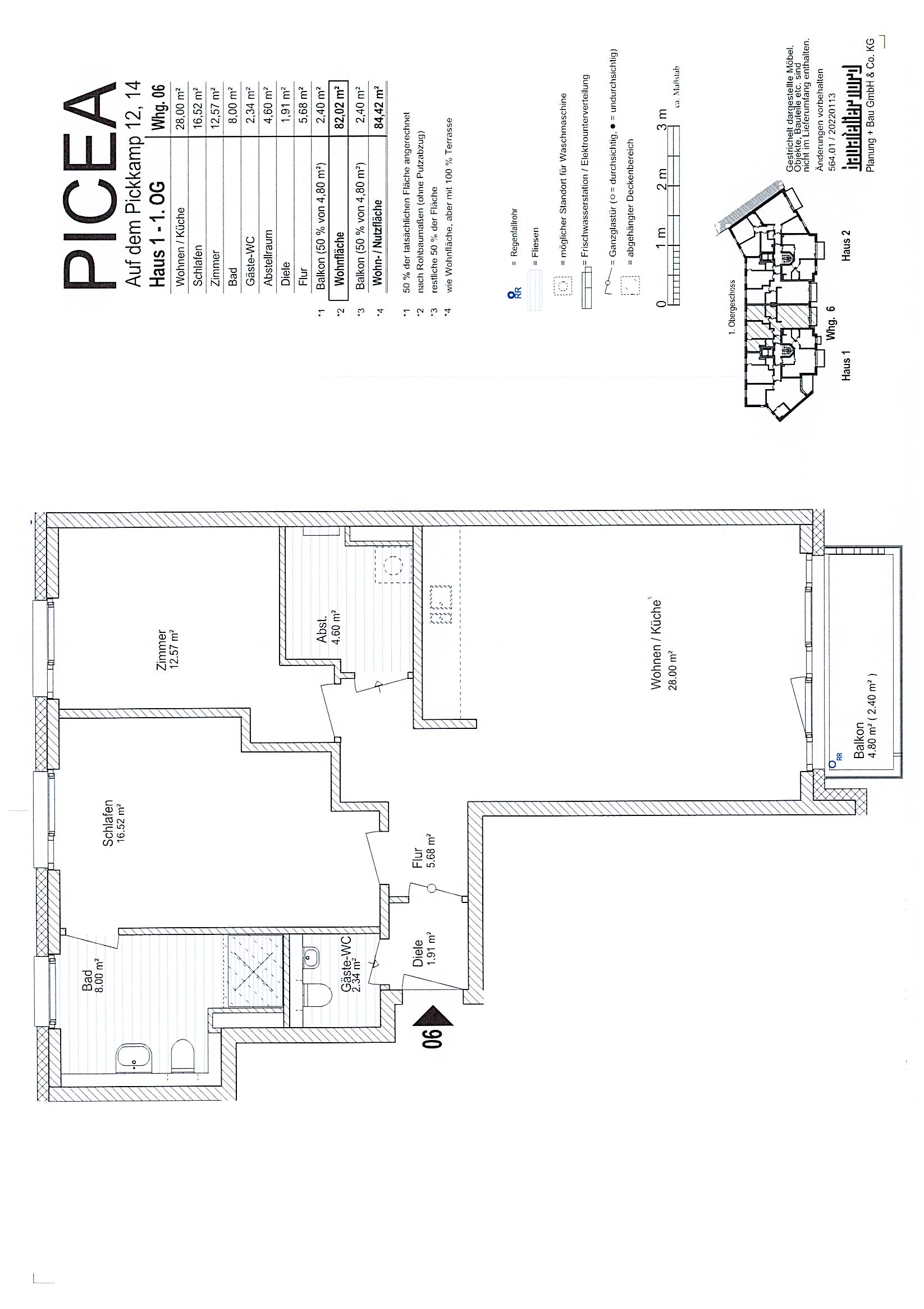 Wohnung zum Kauf provisionsfrei 367.500 € 3 Zimmer 82 m²<br/>Wohnfläche Walle Bremen 28219