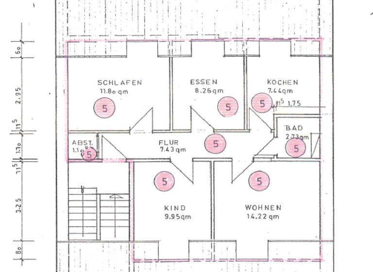 Wohnung zum Kauf 190.000 € 4 Zimmer 63 m² Bretten 75015