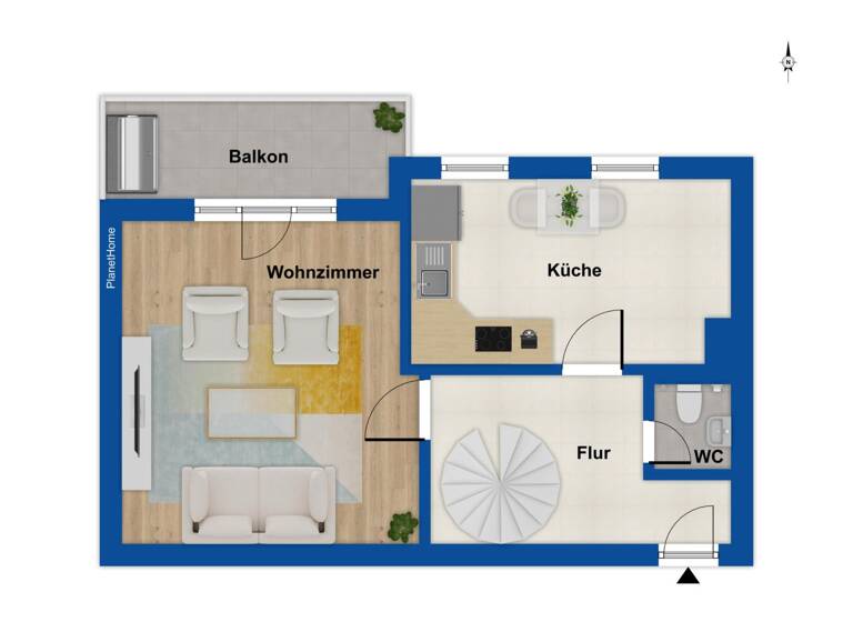 Maisonette zum Kauf 158.000 € 3 Zimmer 77,6 m² 3. Geschoss Stadtfeld Ost Magdeburg 39108