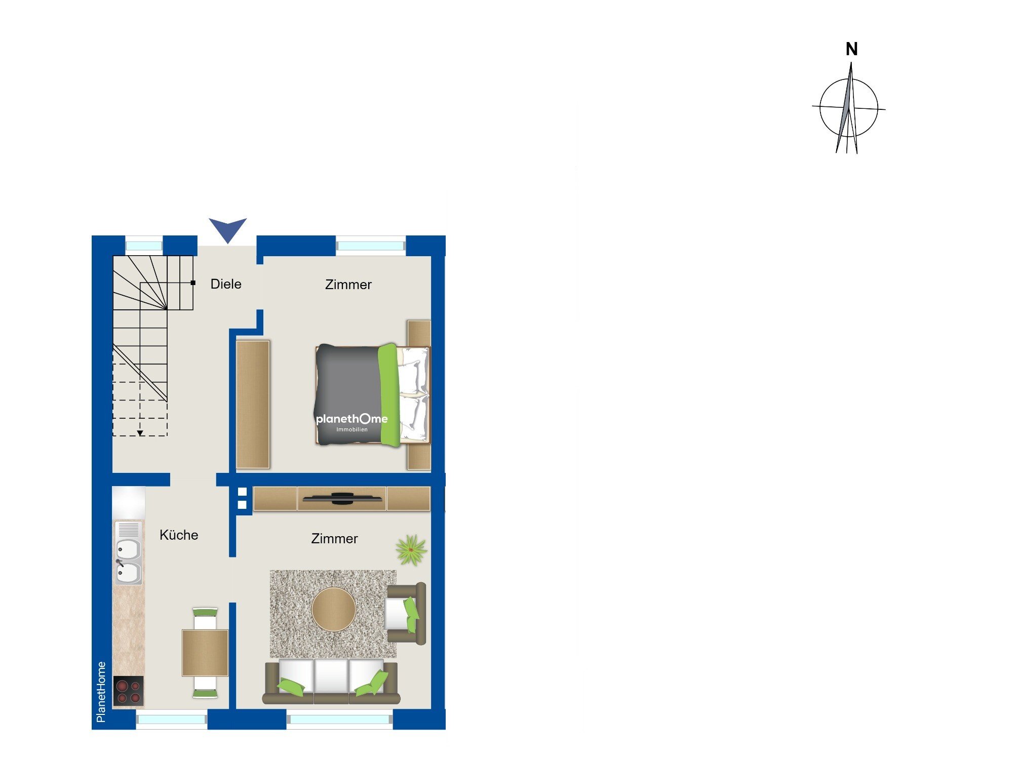 Doppelhaushälfte zum Kauf 249.000 € 4 Zimmer 75 m²<br/>Wohnfläche 732 m²<br/>Grundstück Grifflenberg Wuppertal 42119