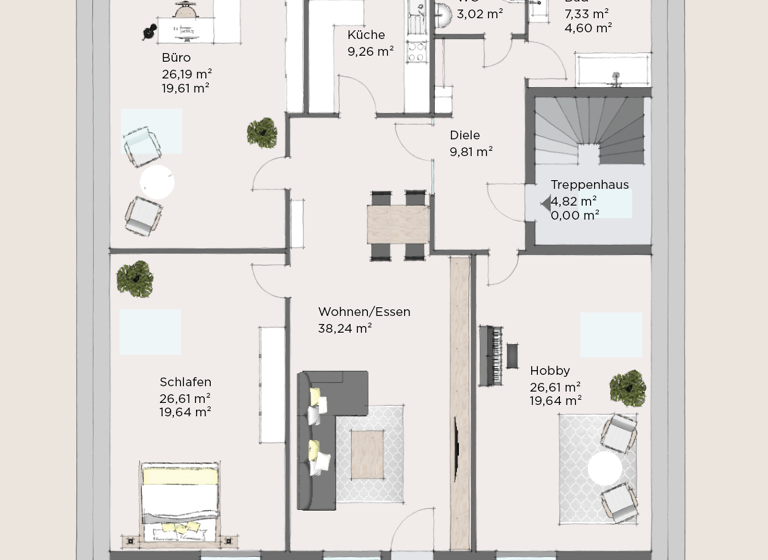 Wohnung zur Miete 1.290 € 4 Zimmer 124 m² 2. Geschoss frei ab sofort Klingenberg Heilbronn 74081