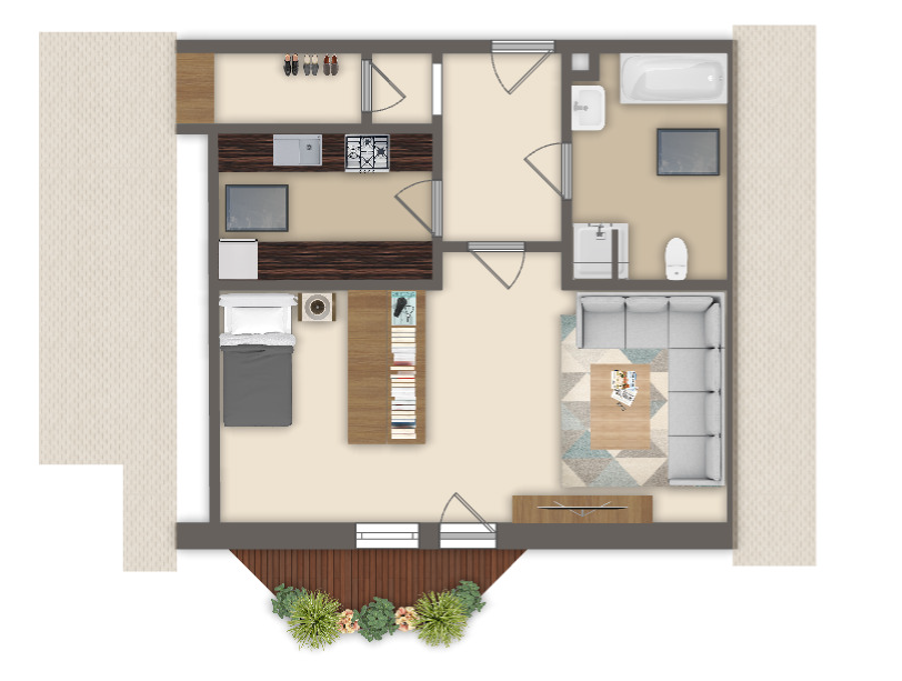 Wohnung zum Kauf provisionsfrei 189.000 € 50 m²<br/>Wohnfläche 3.<br/>Geschoss Baar Baar-Ebenhausen 85107