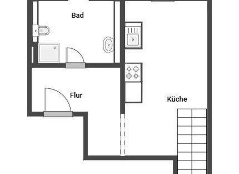Wohnung zur Miete 480 € 2 Zimmer 72,6 m² 3. Geschoss frei ab sofort Obere Marktstraße 25 Hildburghausen 98646