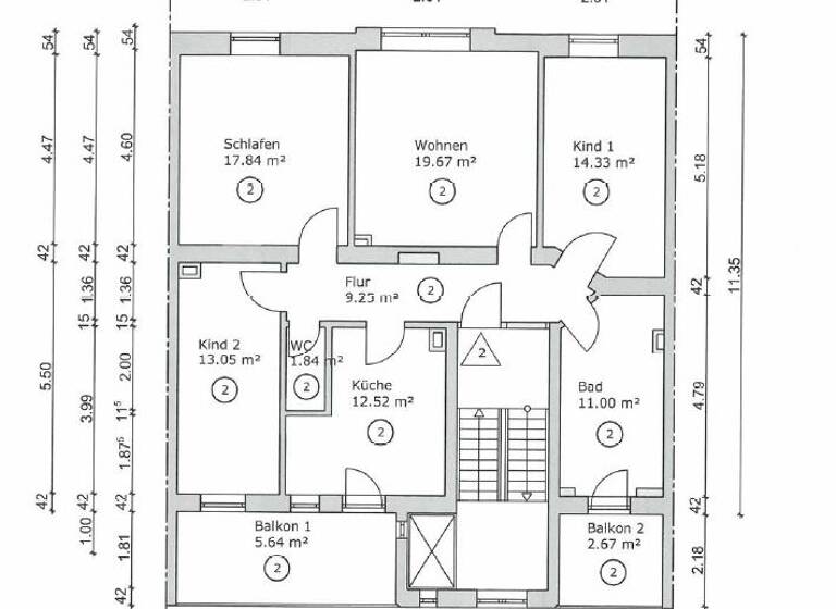 WG-Zimmer zur Miete 1.180 € 4 Zimmer 105 m² Geschoss 2/5 frei ab 01.06.2026 Frankenthaler Straße 184 West Ludwigshafen am Rhein 67059