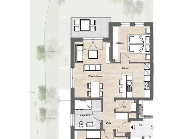 Wohnung zum Kauf - Erstbezug 399.000 € 3 Zimmer 81,6 m² 2. Geschoss Urbar 56182