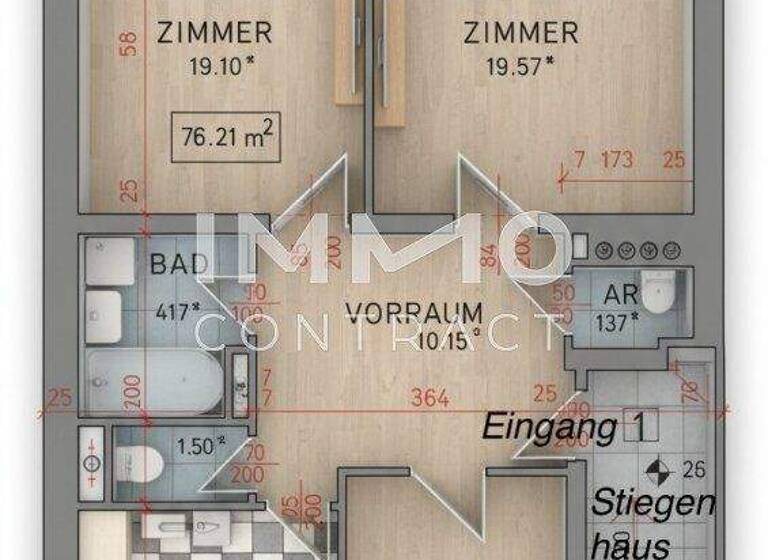 Wohnung zum Kauf 279.800 € 3 Zimmer 76 m² Klosterneuburg 3400