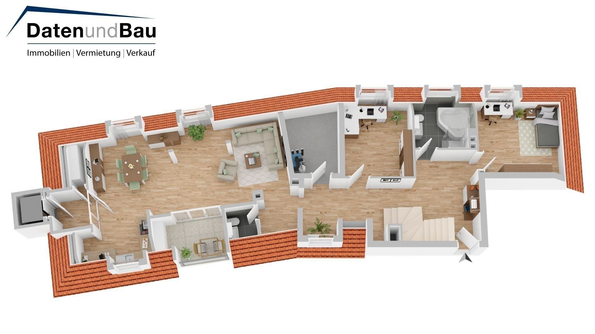 Maisonette zum Kauf provisionsfrei 5,5 Zimmer 163 m²<br/>Wohnfläche 4.<br/>Geschoss Grolandstr. 36 Uhlandstraße Nürnberg 90408