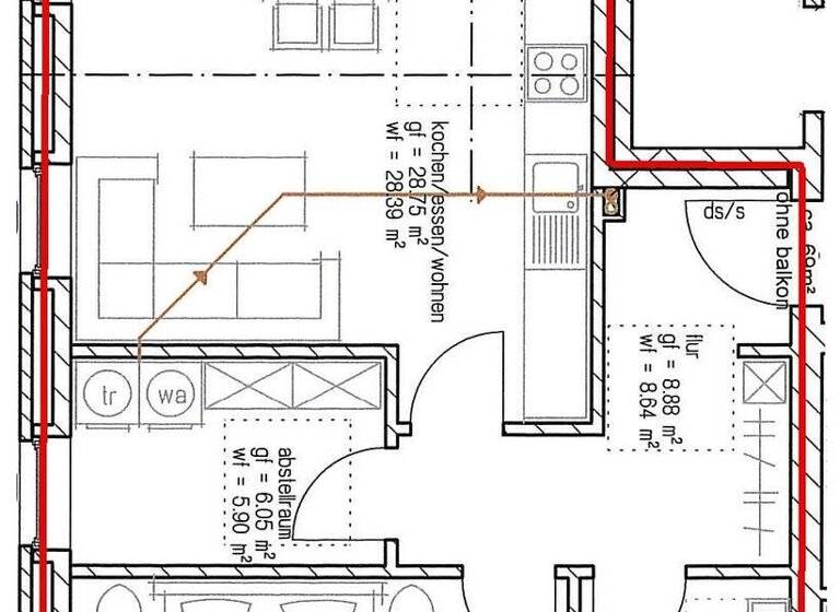 Studio zur Miete - Erstbezug 835 € 2 Zimmer 70,7 m² frei ab sofort Remels Uplengen 26670