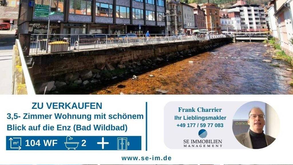 Wohnung zum Kauf 175.000 € 3,5 Zimmer 104 m² Bad Wildbad 75323