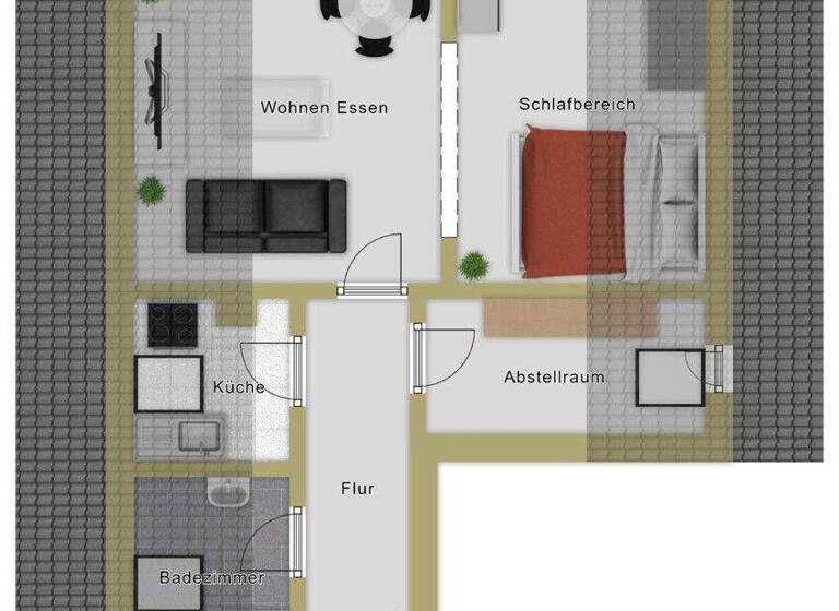 Wohnung zum Kauf 99.000 € 1,5 Zimmer 47,8 m² Bad Schussenried 88427