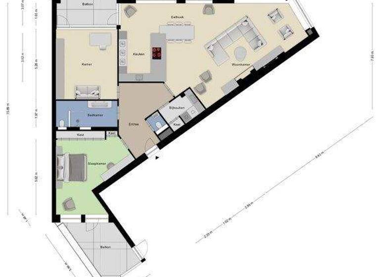 Studio zum Kauf 1.050.000 € 3 Zimmer 167 m² 1. Geschoss kerkewijk 70 veenendaal 3904 JE
