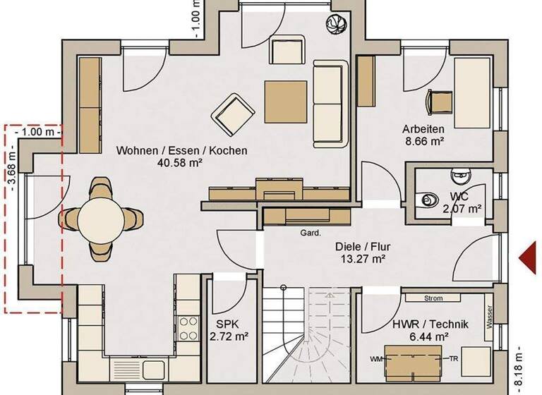 Einfamilienhaus zum Kauf provisionsfrei 661.200 € 4 Zimmer 126 m² 425 m² Grundstück frei ab sofort Kiechlinsbergen Endingen am Kaiserstuhl 79346