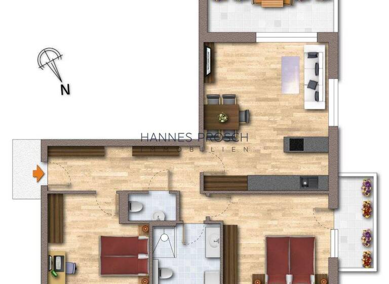 Wohnung zur Miete 1.630 € 3 Zimmer 74,9 m² 1. Geschoss St. Johann in Tirol 6380