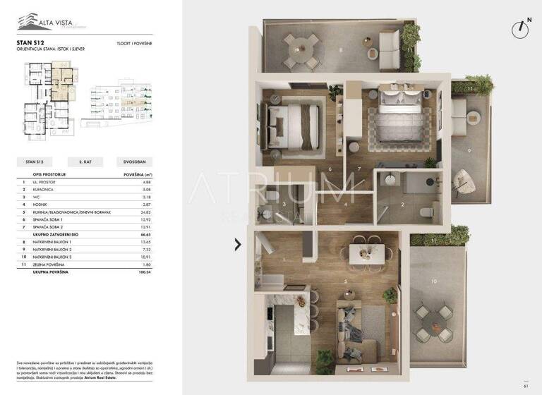 Wohnung zum Kauf 288.000 € 2 Zimmer 2. Geschoss Seget 21220