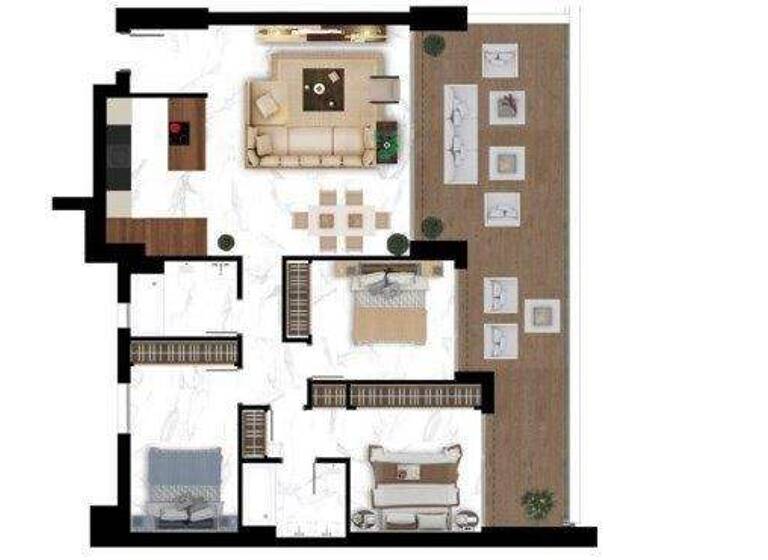 Wohnung zum Kauf 648.000 € 96 m² Marbella, Malaga