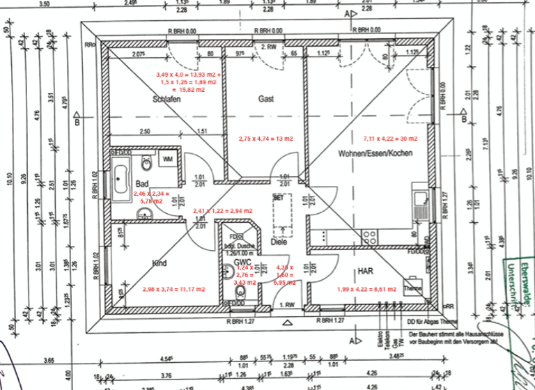 Haus zur Miete auf Zeit 25 € 4 Zimmer 100 m² Bernau 16321