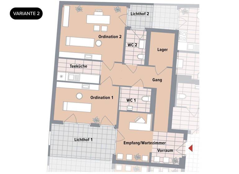 Praxis zum Kauf - Erstbezug 377.200 € 3 Zimmer 69,6 m² Bürofläche Wien 1230