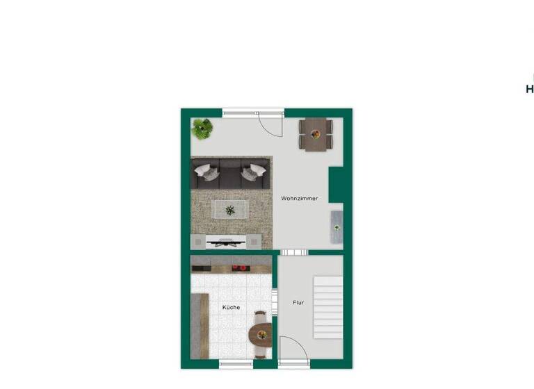 Reihenmittelhaus zum Kauf 199.000 € 3 Zimmer 76 m² 197 m² Grundstück Beckhausen Gelsenkirchen 45899