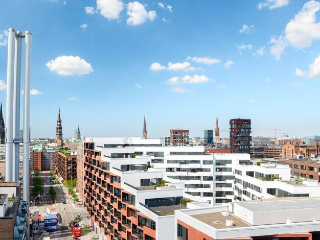 Wohnung zum Kauf - Erstbezug 1.100.000 € 2 Zimmer 70,9 m² 8. Geschoss Überseeallee 2b HafenCity Hamburg 20457