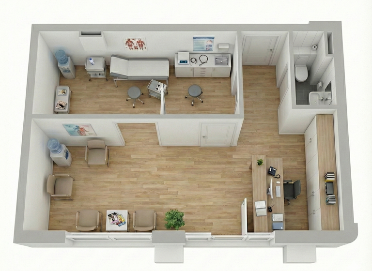 Praxis zur Miete 1.900 € 1 Zimmer 50 m² Bürofläche Hohenstaufenstraße 9 Schöneberg Berlin 10781