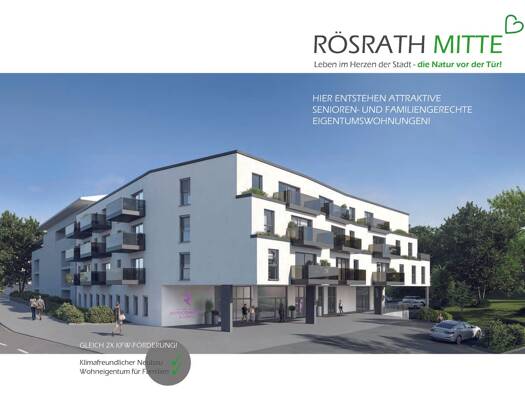 Wohnung zum Kauf 375.000 € 2 Zimmer 65 m² frei ab 31.03.2028 Hauptstraße 11 Rösrath Rösrath 51503